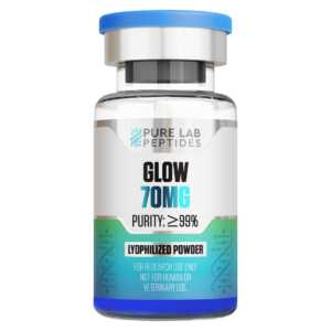 GLOW (GHK-Cu 50mg + TB-500 10mg + BPC-157 10mg) 70mg Blend